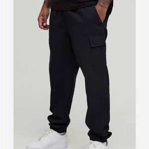 Boohoo Black Cargo Pants